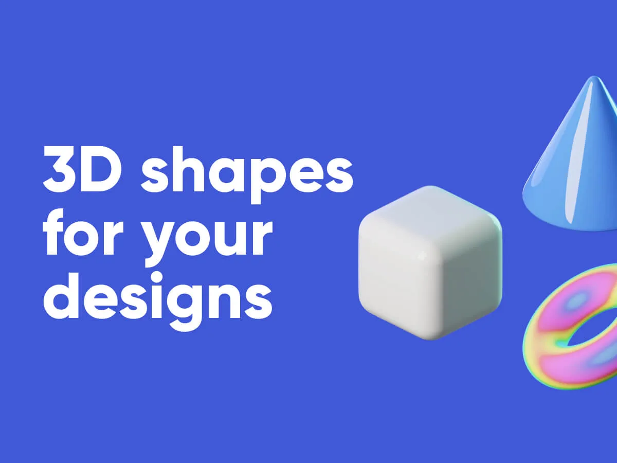 3D Shapes for Figma and Adobe XD