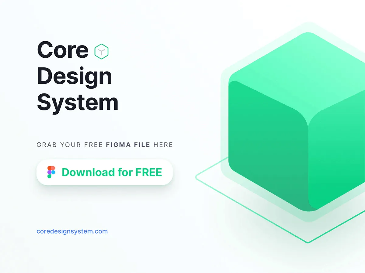 Core Design System for Figma and Adobe XD