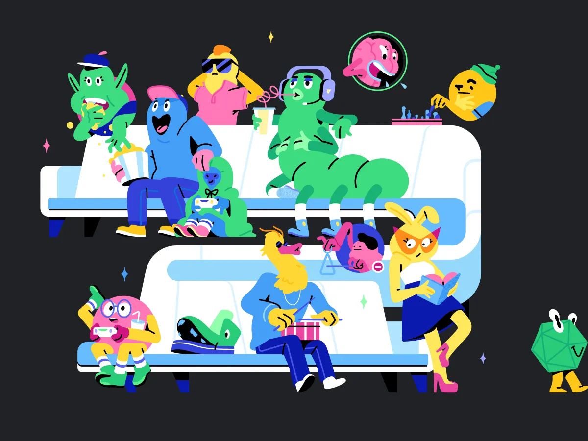 Discord New Illustrations for Figma and Adobe XD