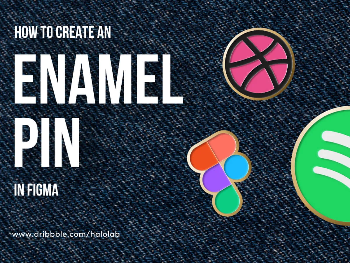 Enamel Pin Tutorial for Figma and Adobe XD