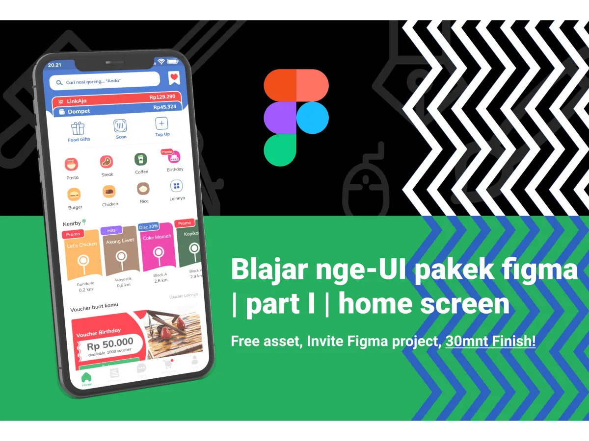 Food Delivery for Figma and Adobe XD