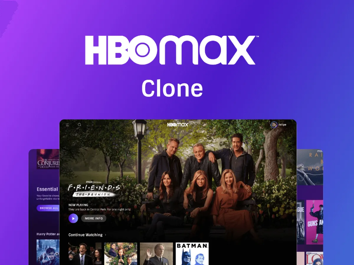 HBO MAX Clone UI Kit for Figma and Adobe XD