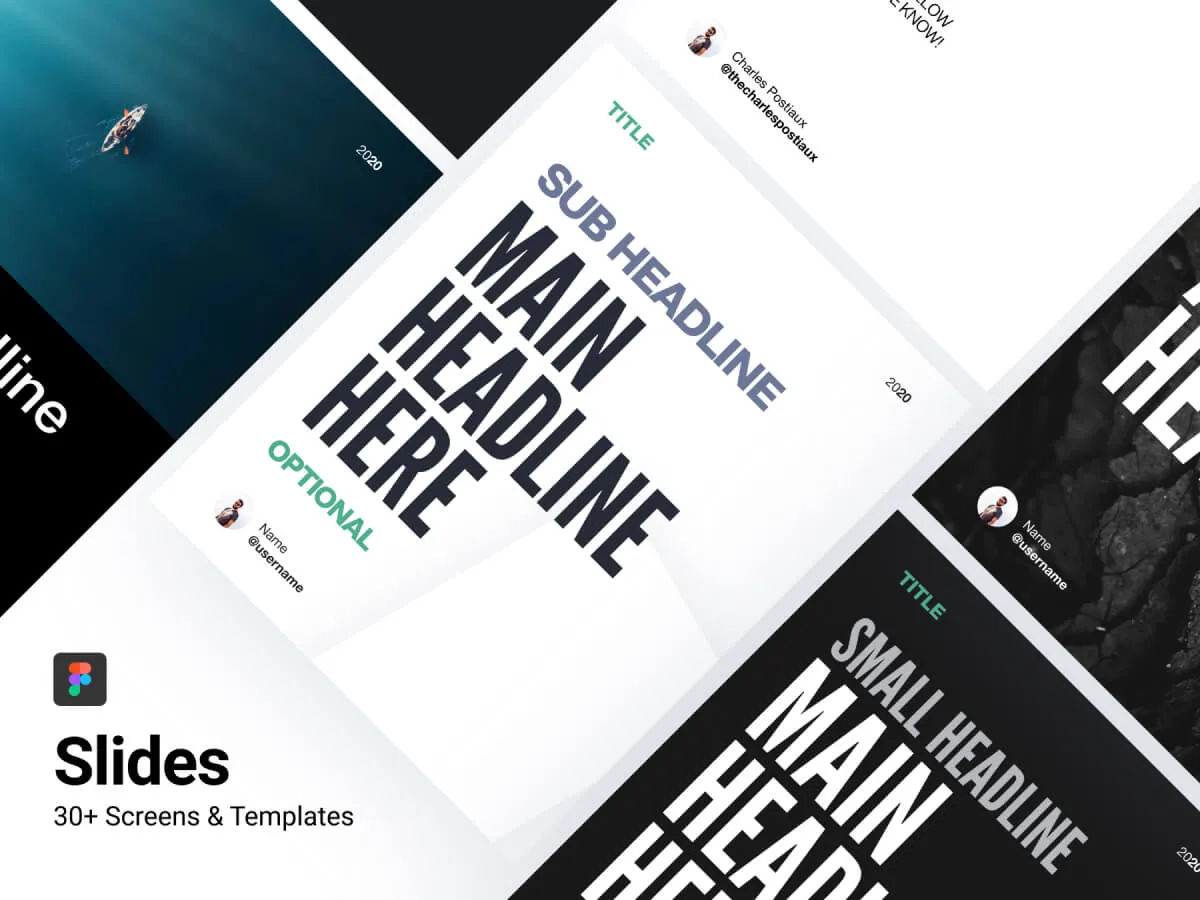 Instagram Slides & Posts Media Kit for Figma and Adobe XD