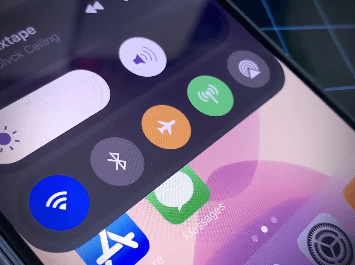 iOS Control Center for Figma and Adobe XD