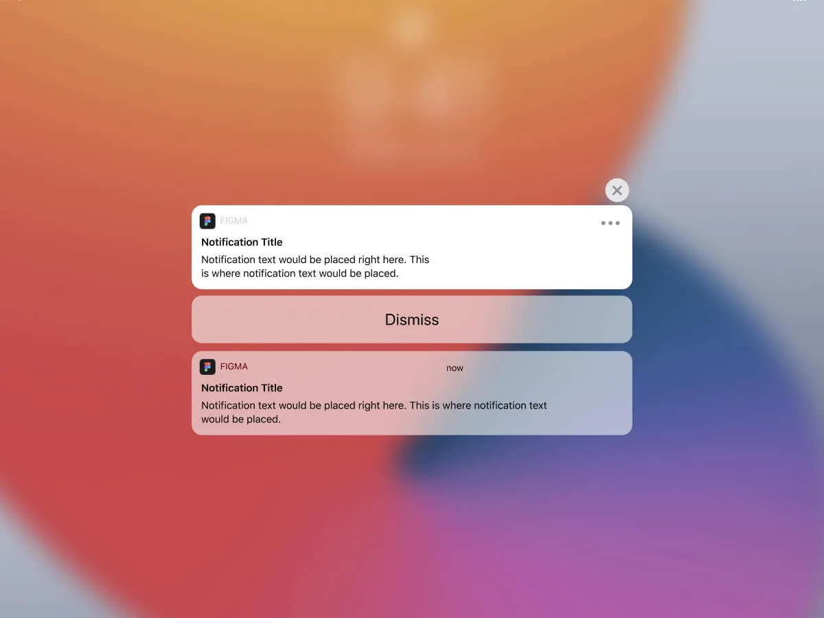 iPadOS 14 UI Kit for Figma and Adobe XD