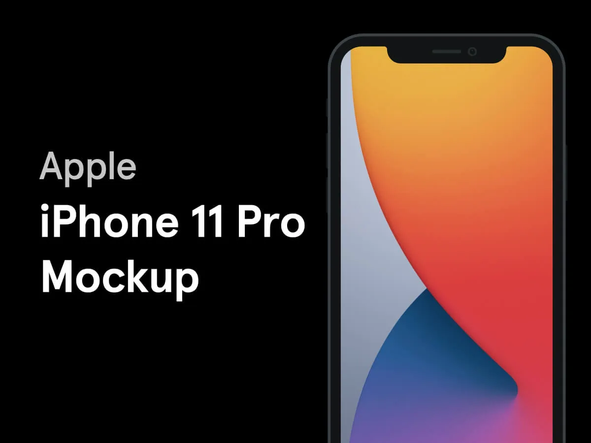 iPhone 11 Pro Mockup for Figma and Adobe XD