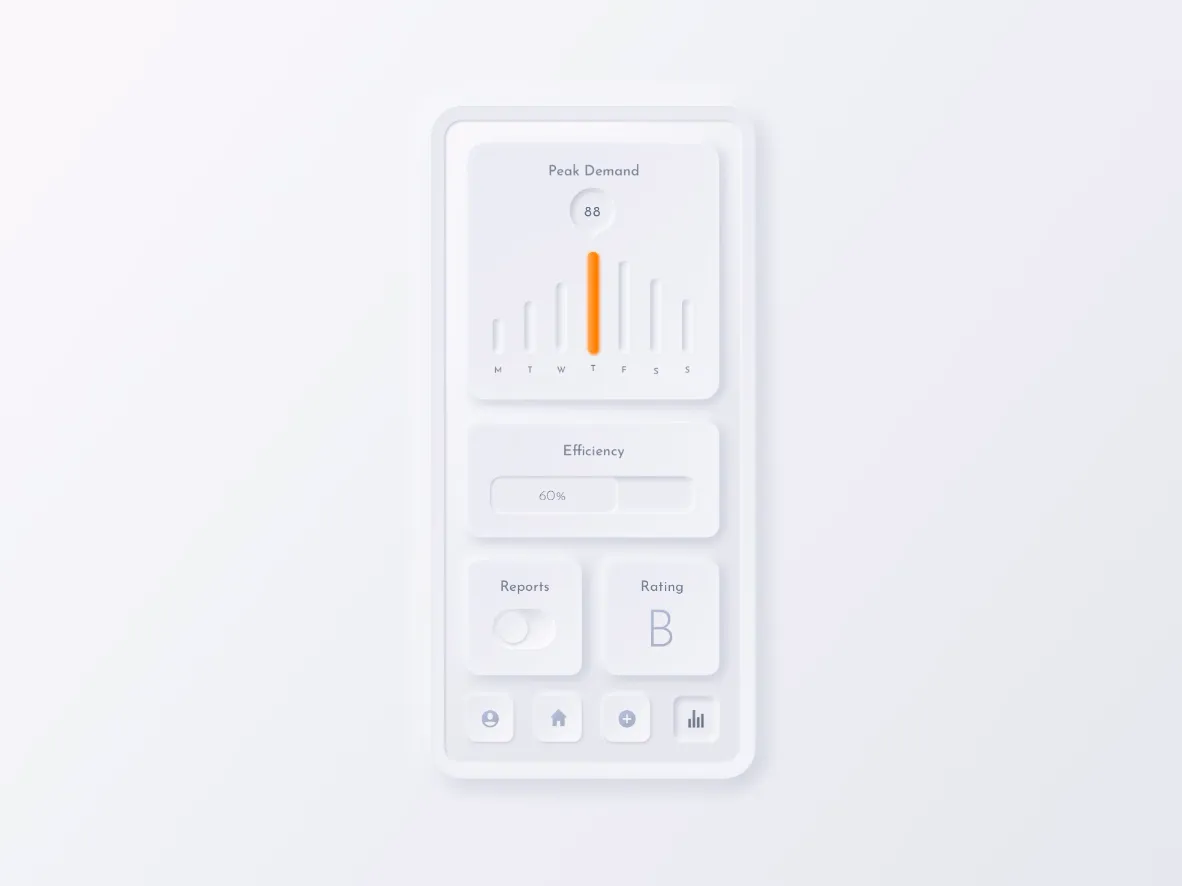 Neumorphic Smart Home for Figma and Adobe XD
