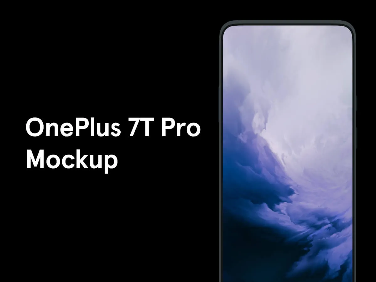 OnePlus 7T Pro Mockup for Figma and Adobe XD