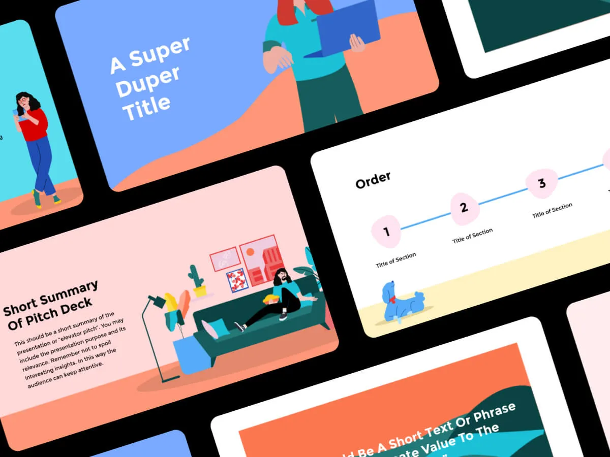 Presentation Templates Kit for Figma and Adobe XD
