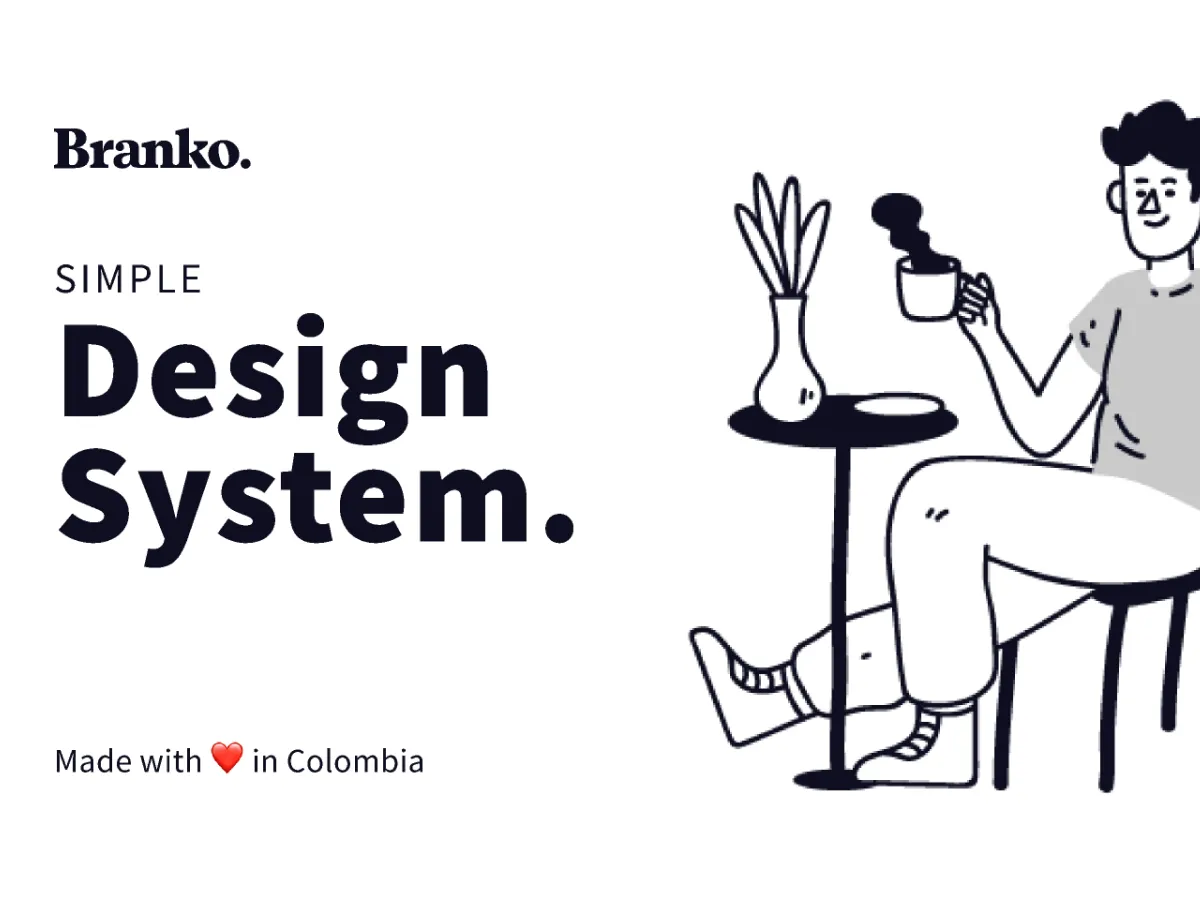 Simple Design System for Figma and Adobe XD