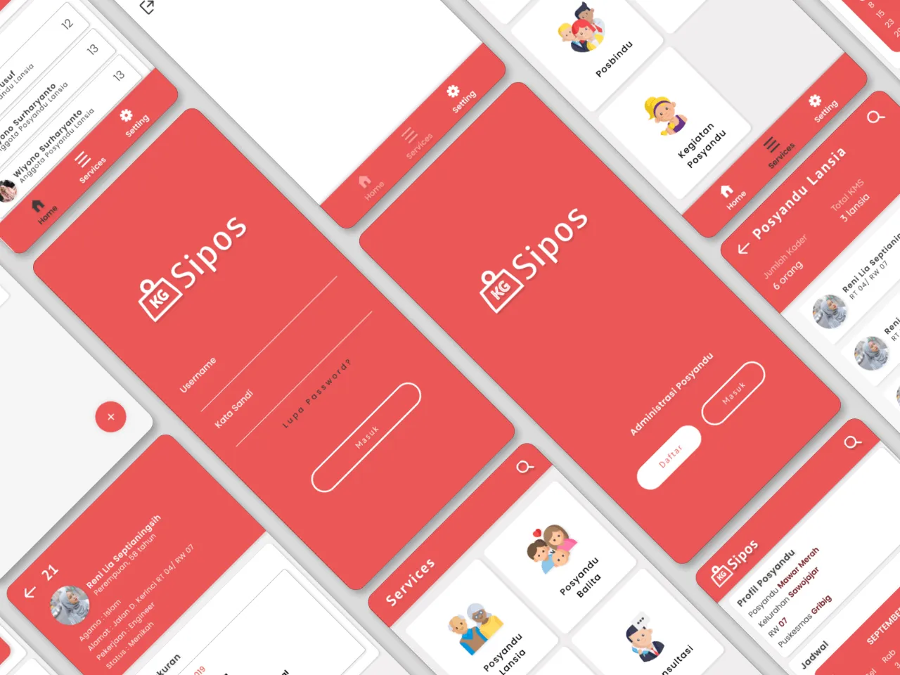 Sipos App for Figma and Adobe XD