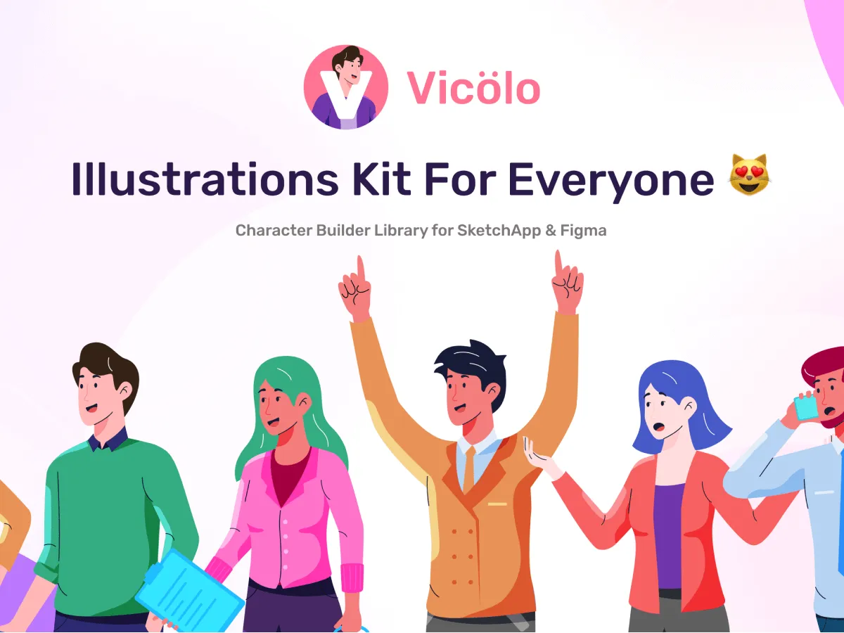 Vicolo Illustrations Kit for Figma and Adobe XD