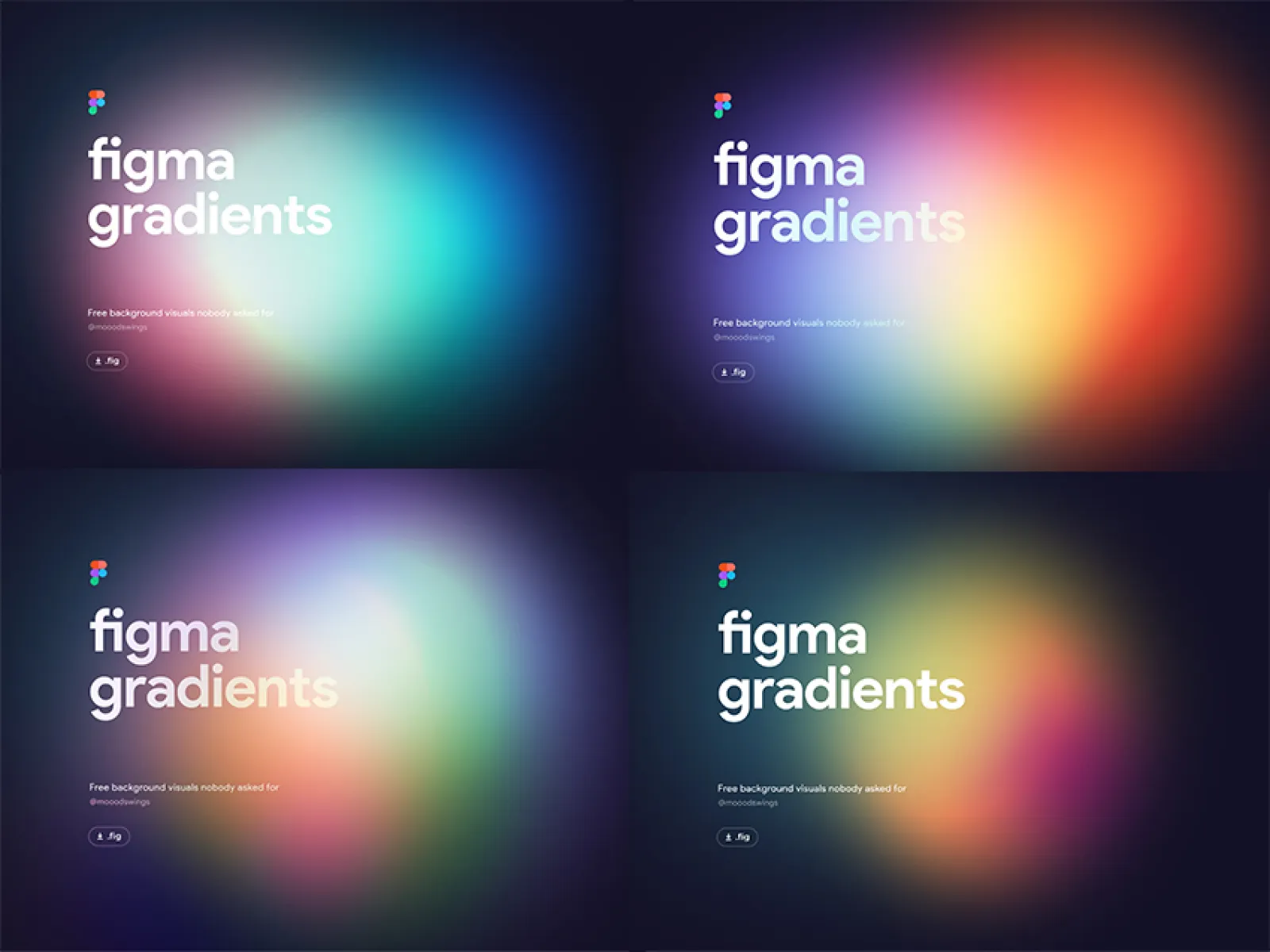 Free Gradient Backgrounds for Figma and Adobe XD