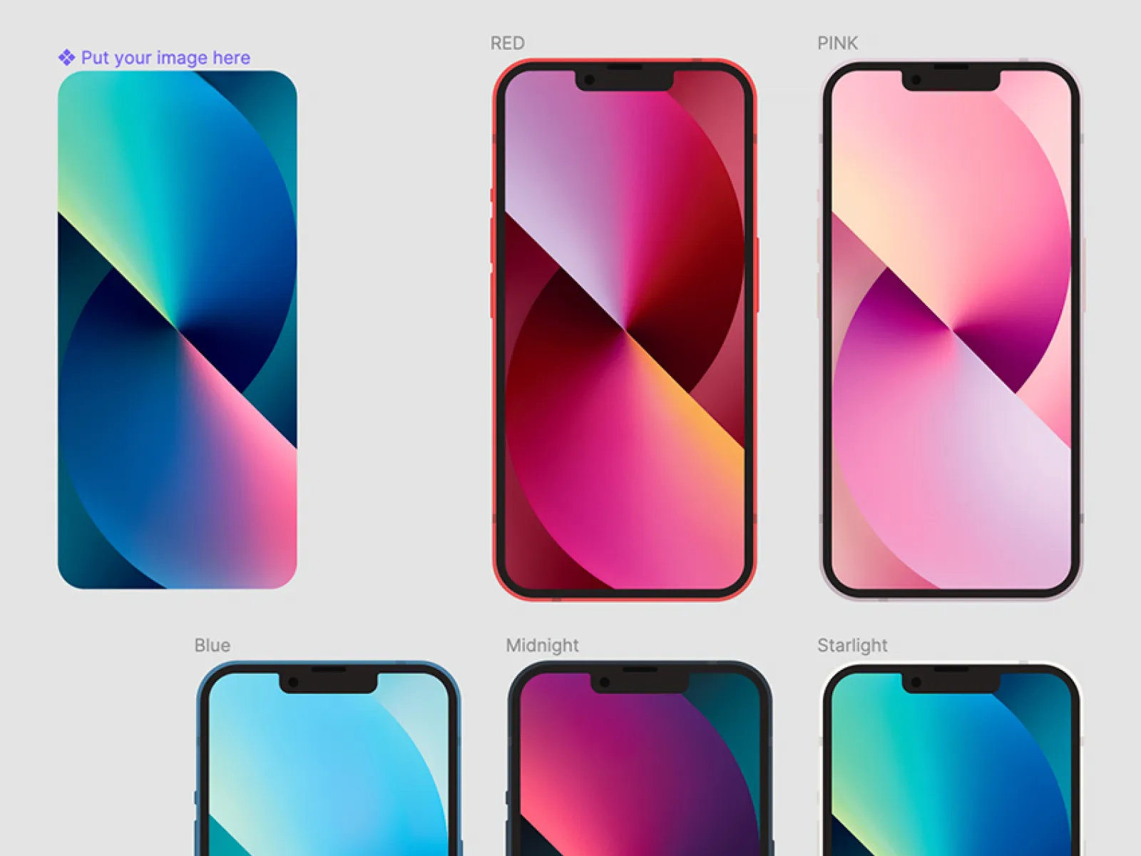 FREE iPhone 13 Mockup for Figma and Adobe XD