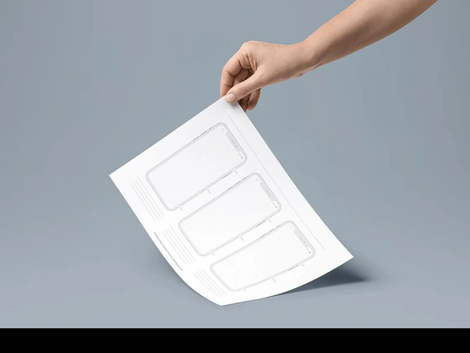 Free Printable iPhone X for Figma and Adobe XD