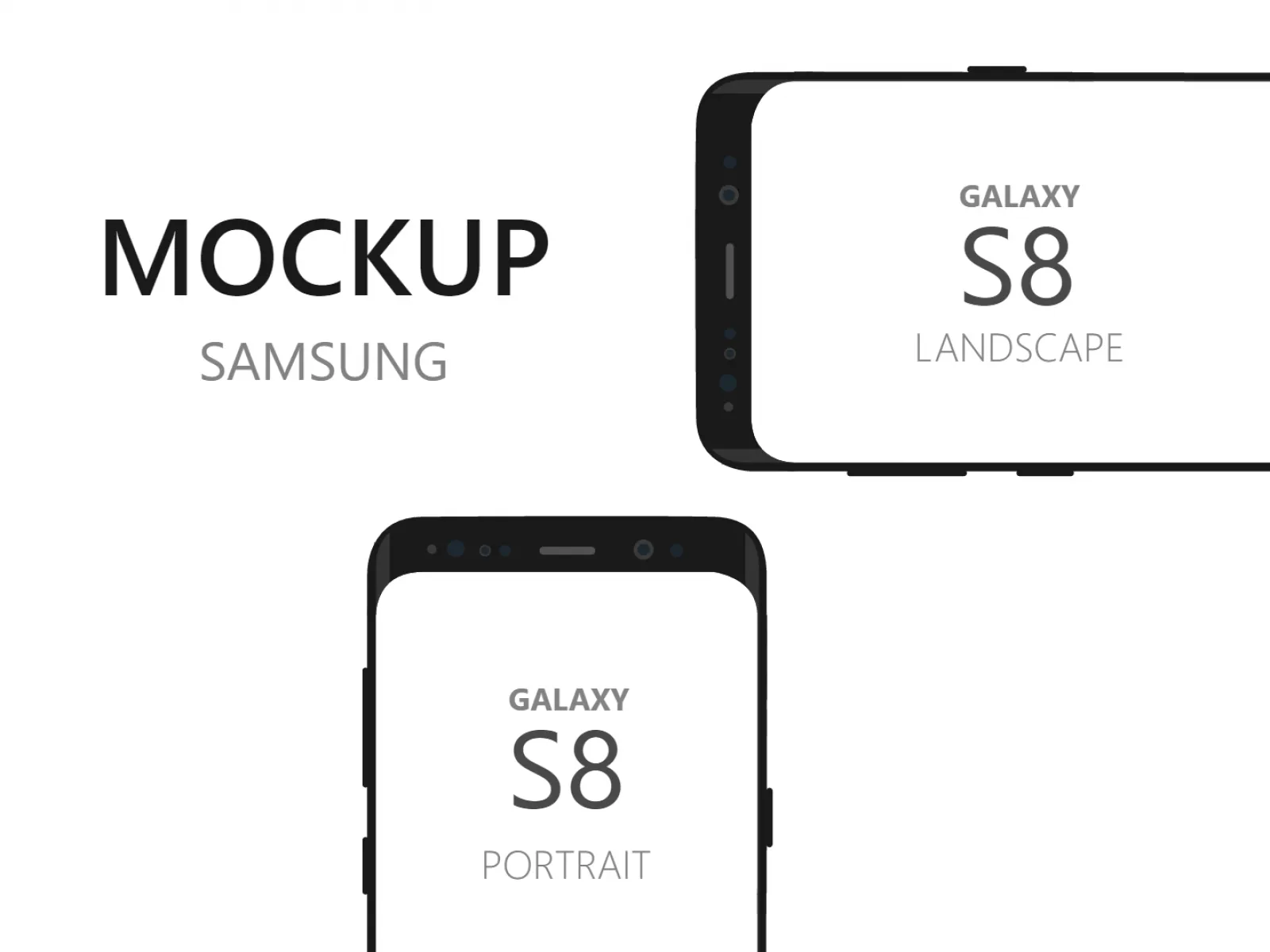Galaxy S8 Device Mockup for Figma and Adobe XD