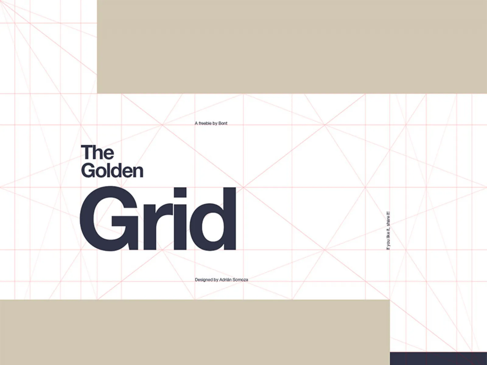 Golden Ratio Grid Freebie for Figma and Adobe XD