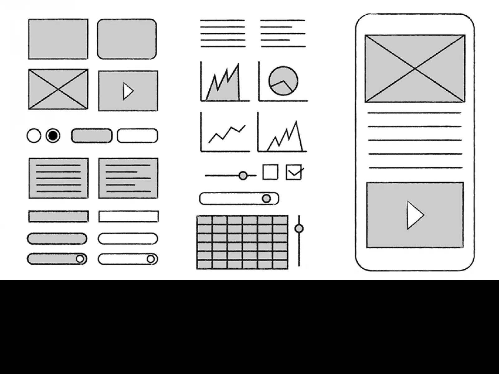 Hand Drawn Wireframe Kit for Figma and Adobe XD