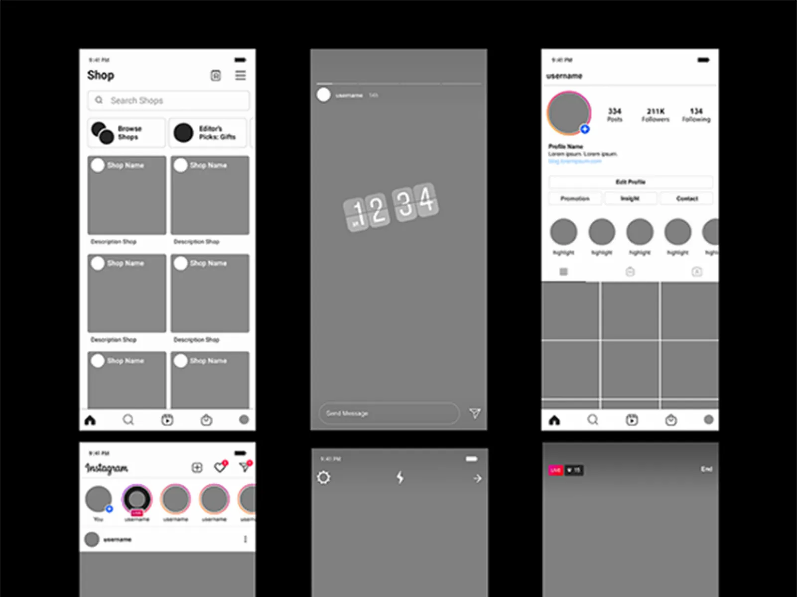 Instagram Template 2021 for Figma and Adobe XD