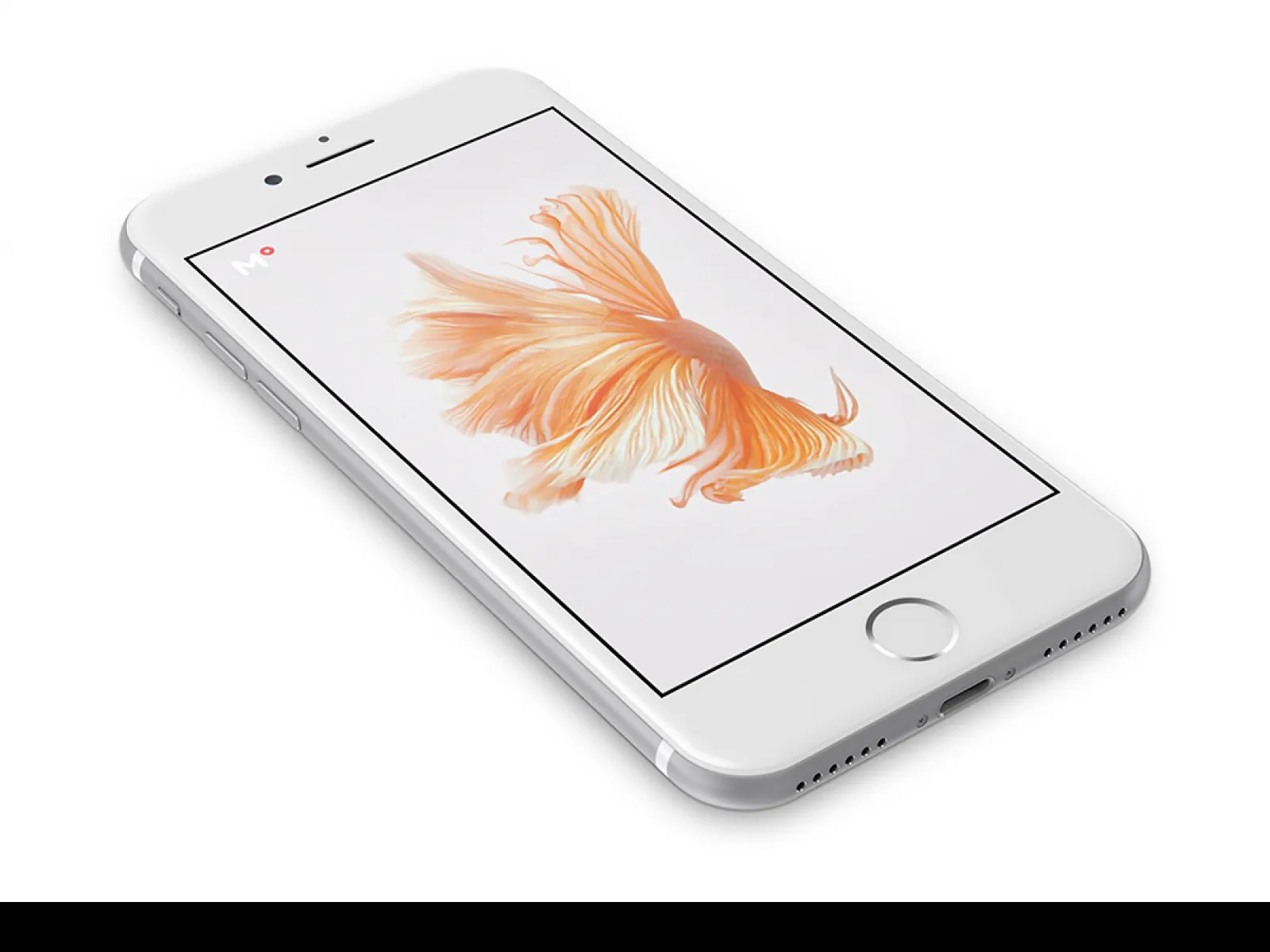 iPhone 7 Silver Mockup for Figma and Adobe XD