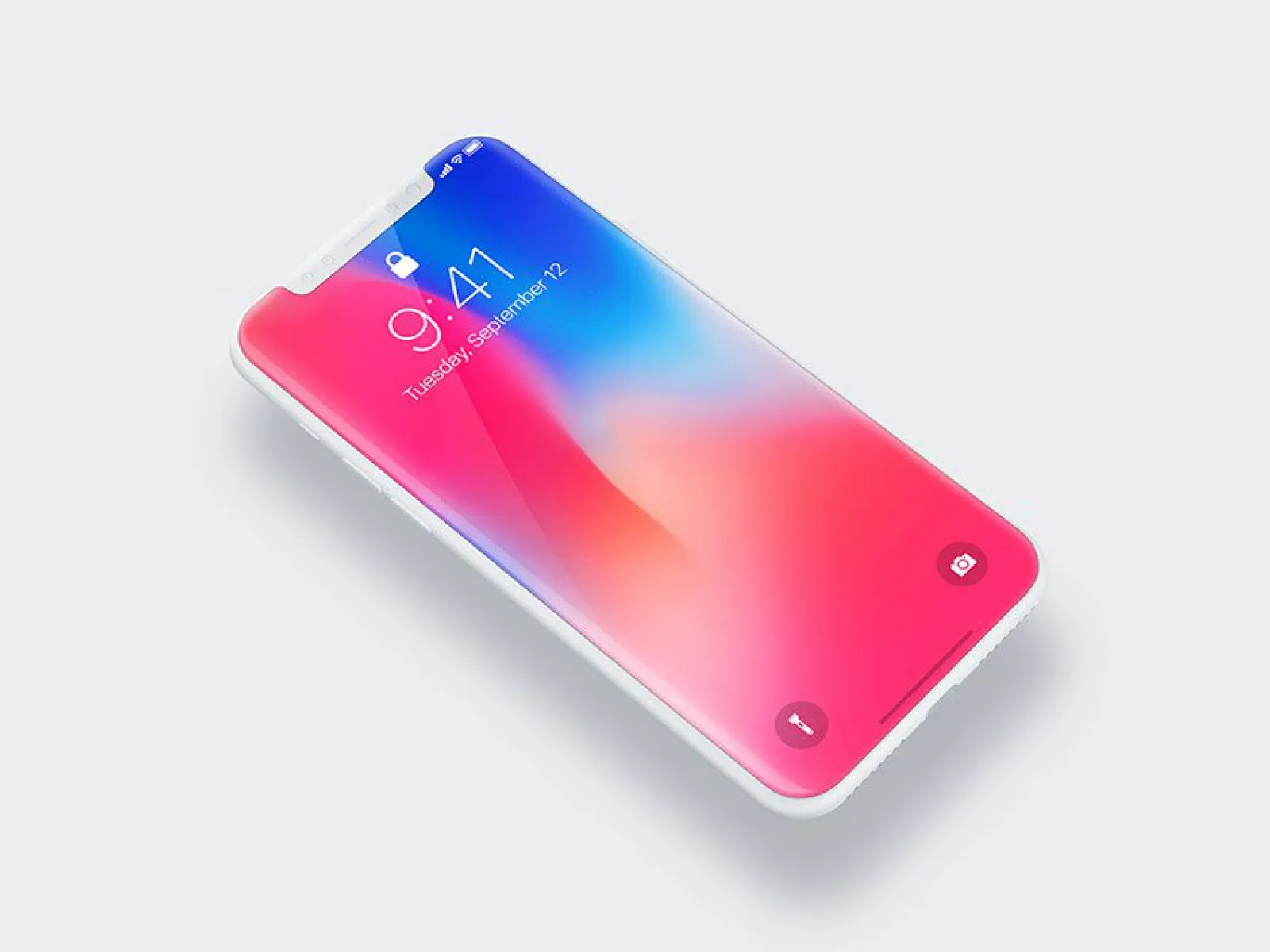 iPhone X Free Clay Mockup 3 for Figma and Adobe XD