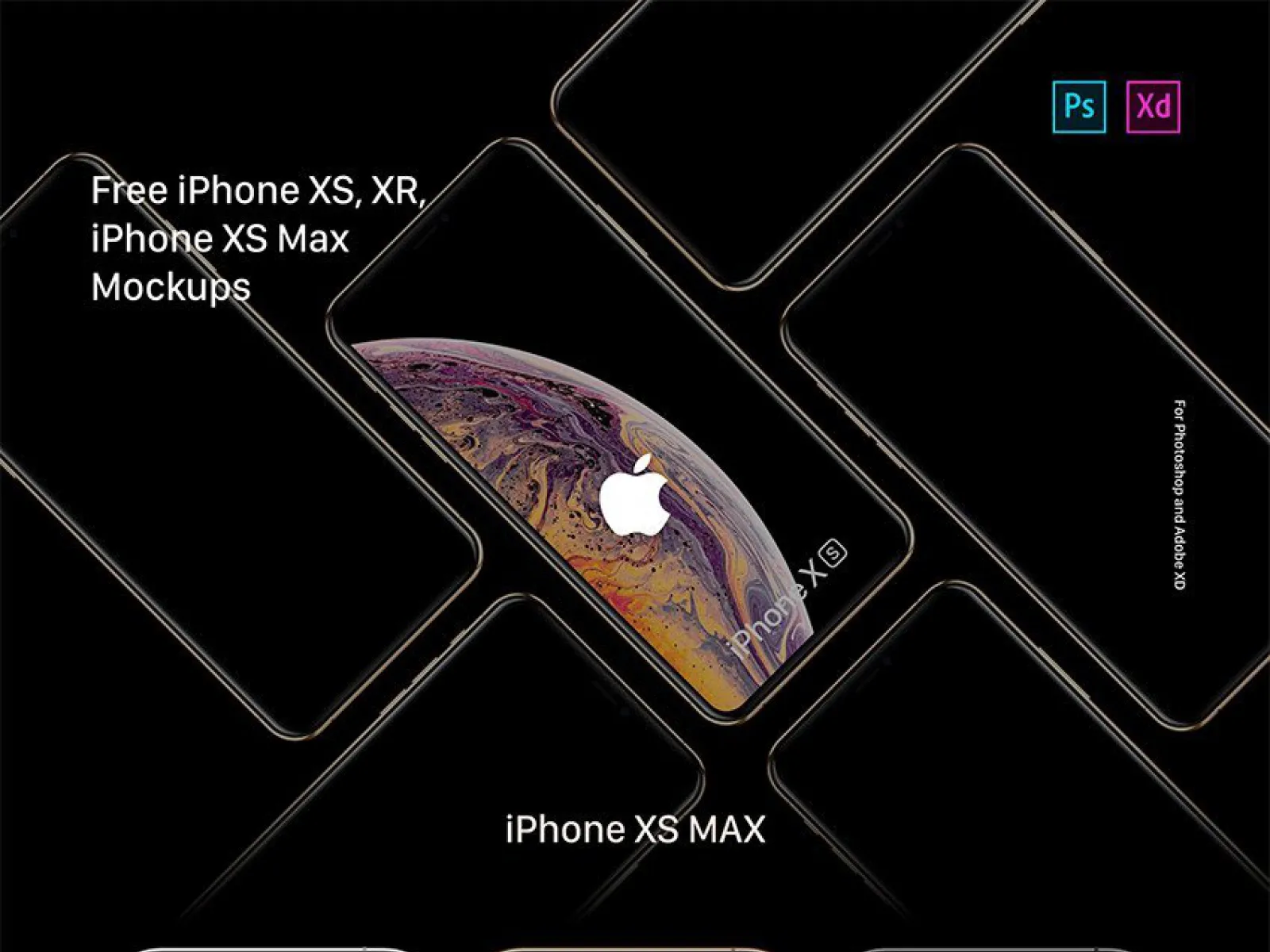 iPhone XR Free Mockup for Figma and Adobe XD
