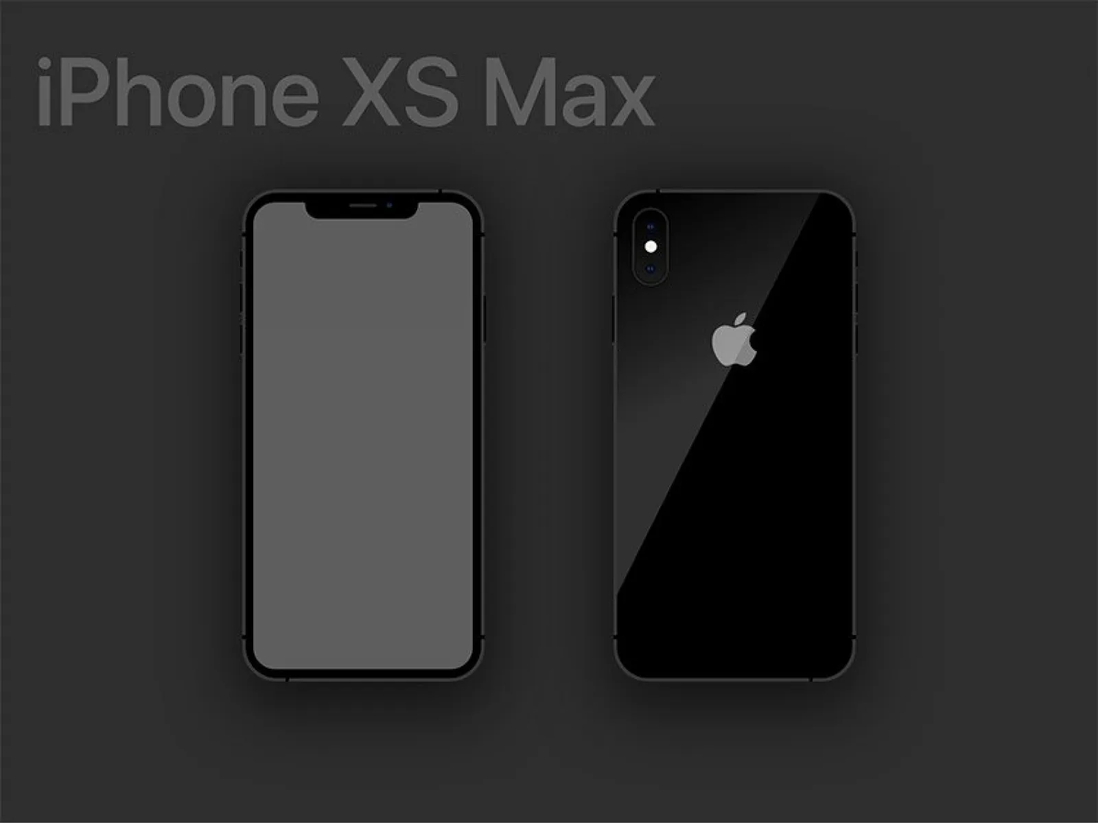 iPhone XR, XS Max Mockups for Figma and Adobe XD
