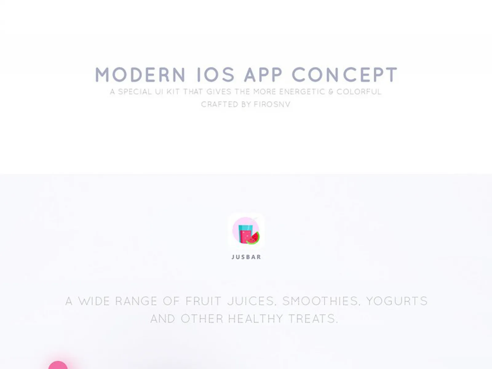 Jusbar iOS App Design for Figma and Adobe XD