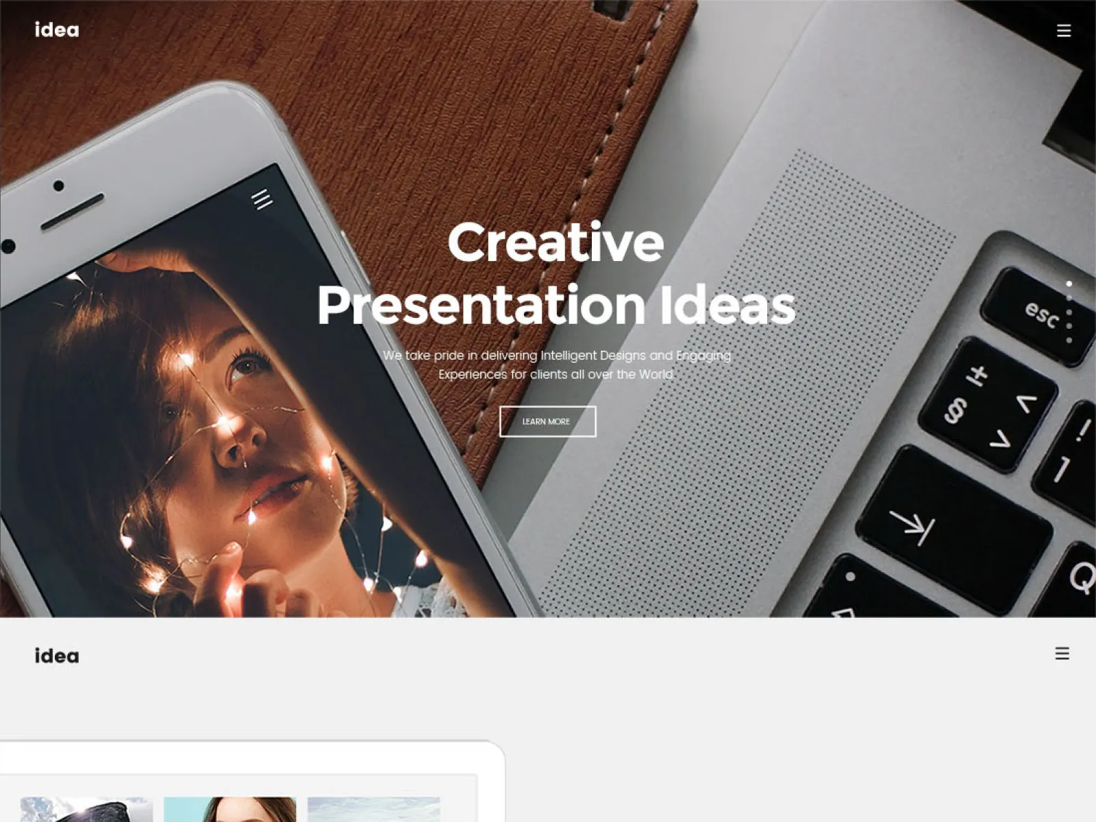 Landing Page for Creatives for Figma and Adobe XD