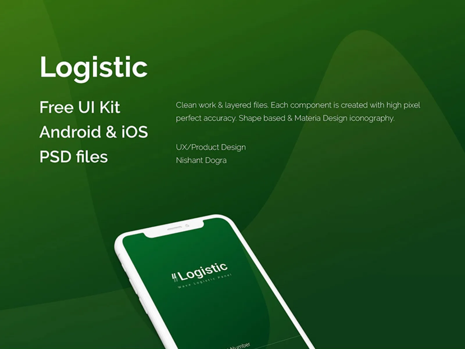 Logistic UI Kit for Figma and Adobe XD