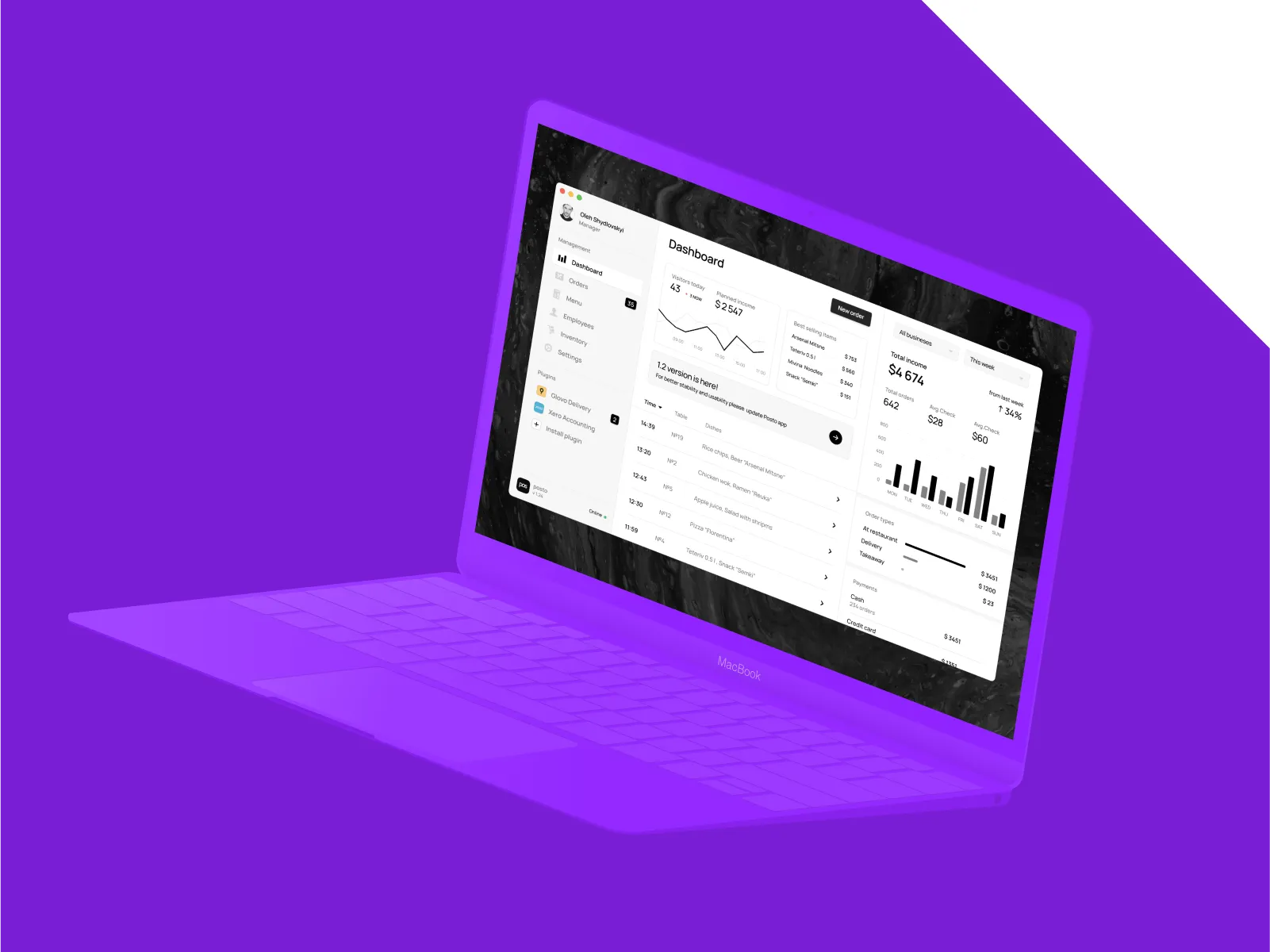 Macbook 12ï¿½ Outline Mockup  - Free template