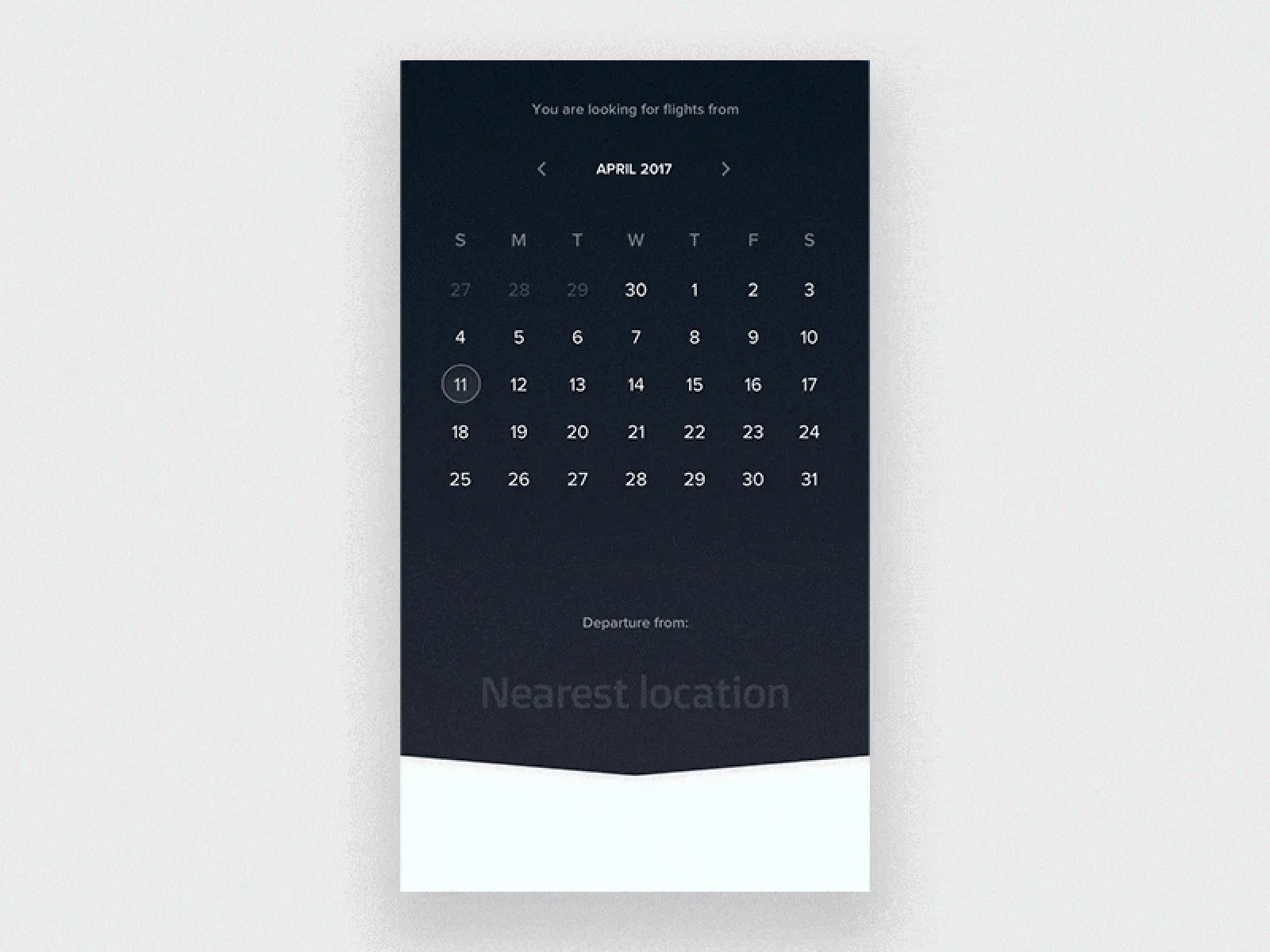 Modern Flights UI Concept for Figma and Adobe XD