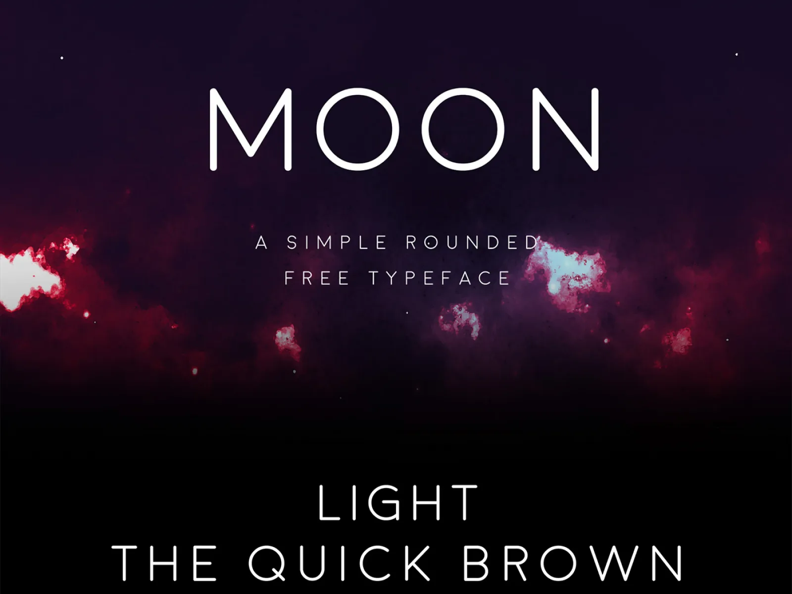 Moon Free Typeface for Figma and Adobe XD