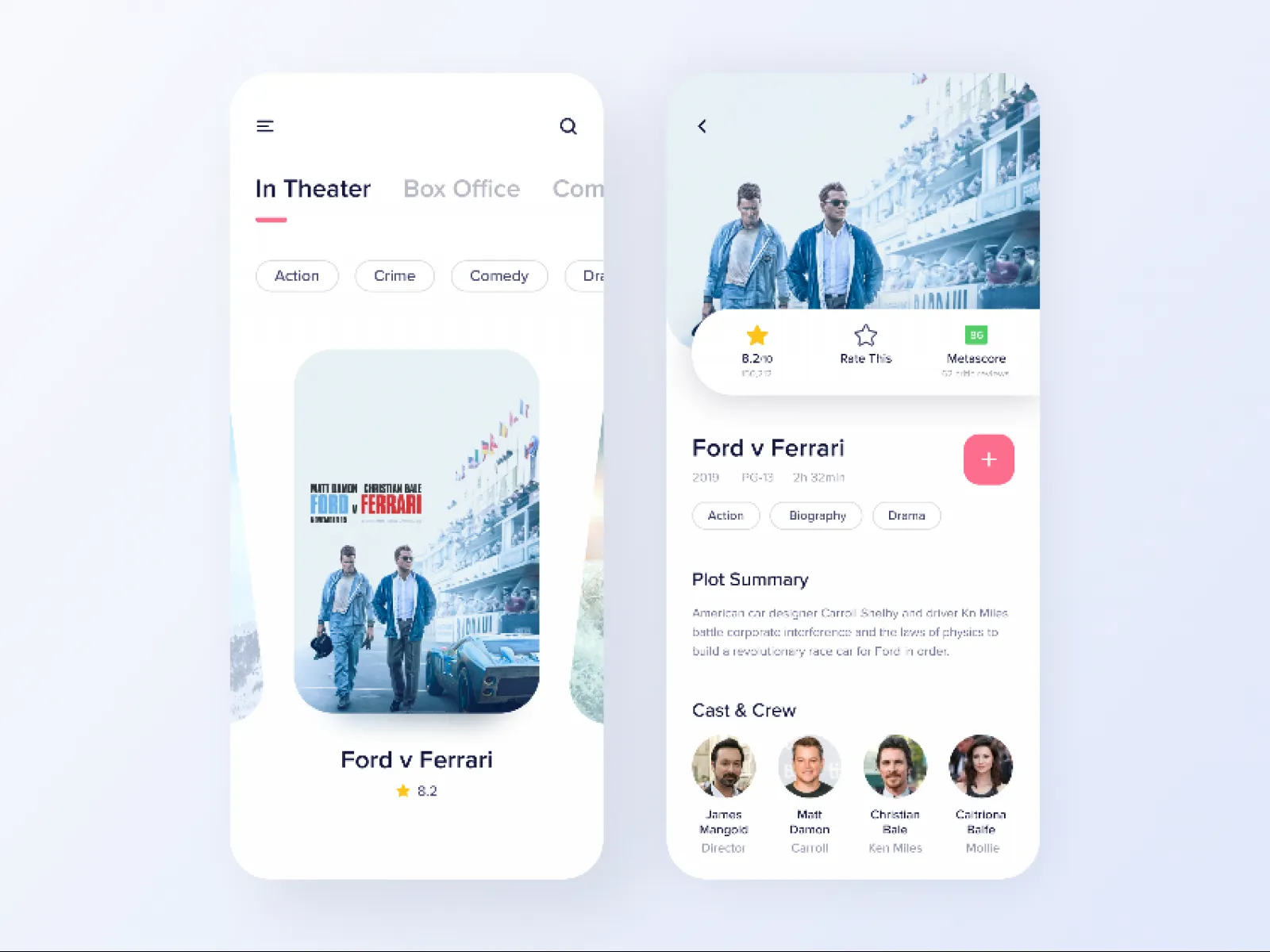 Movie App Design for Figma and Adobe XD