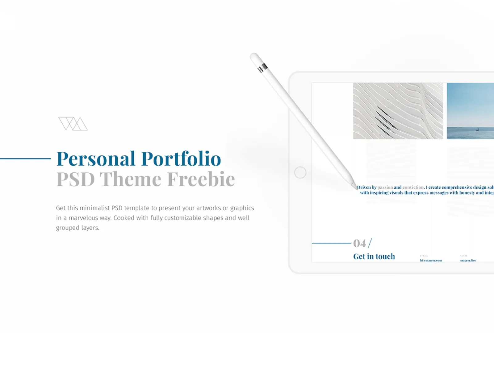 Personal Portfolio Theme for Figma and Adobe XD