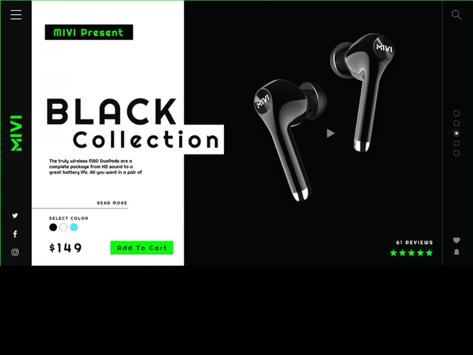 Product Page Template for Figma and Adobe XD
