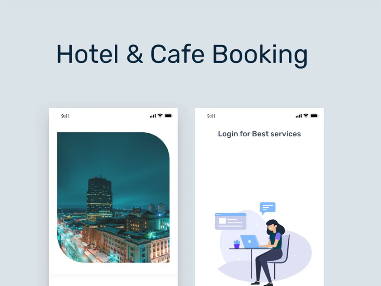 Reservation App for Figma and Adobe XD