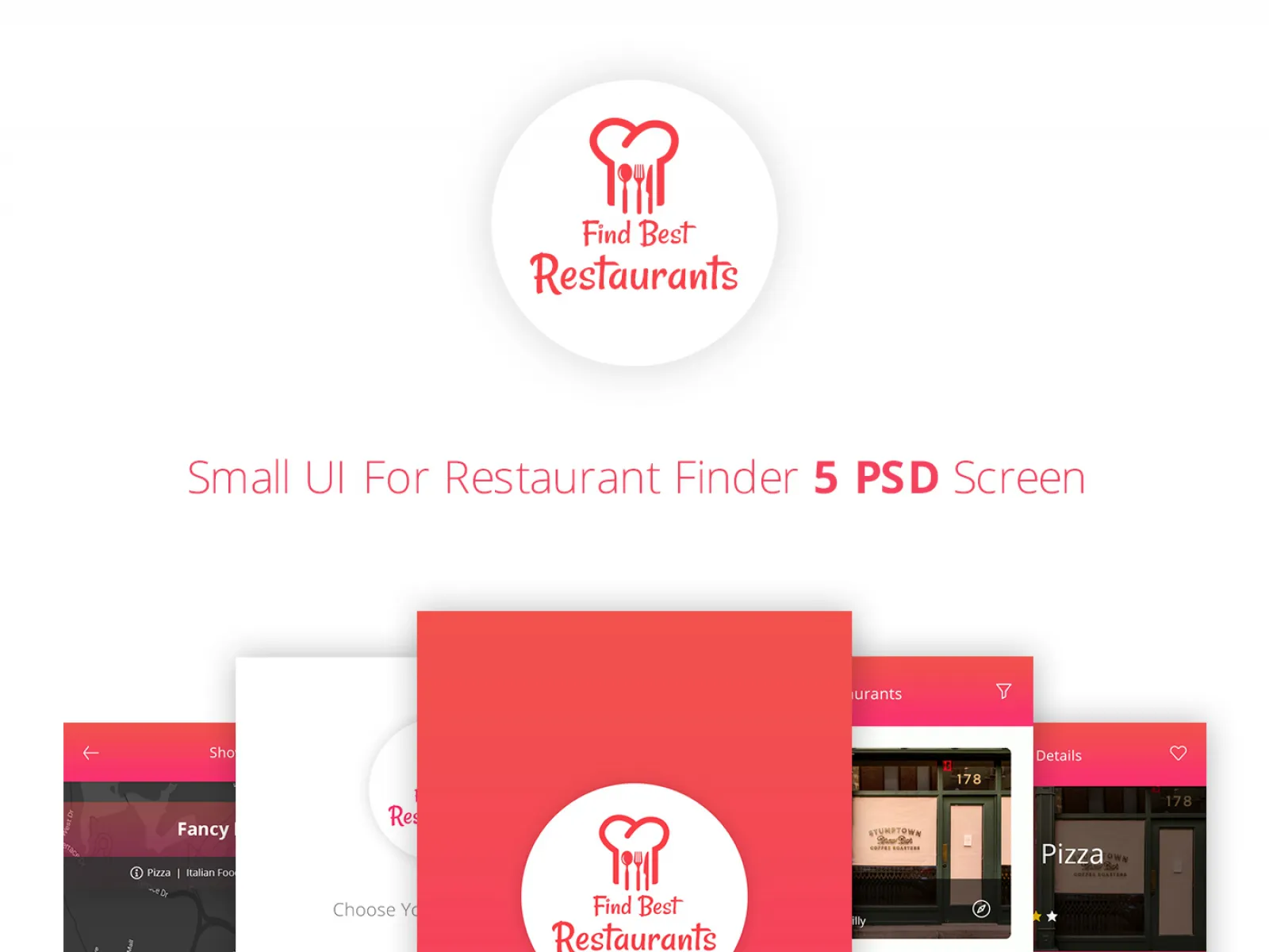 Restaurant Finder UI Kit for Figma and Adobe XD