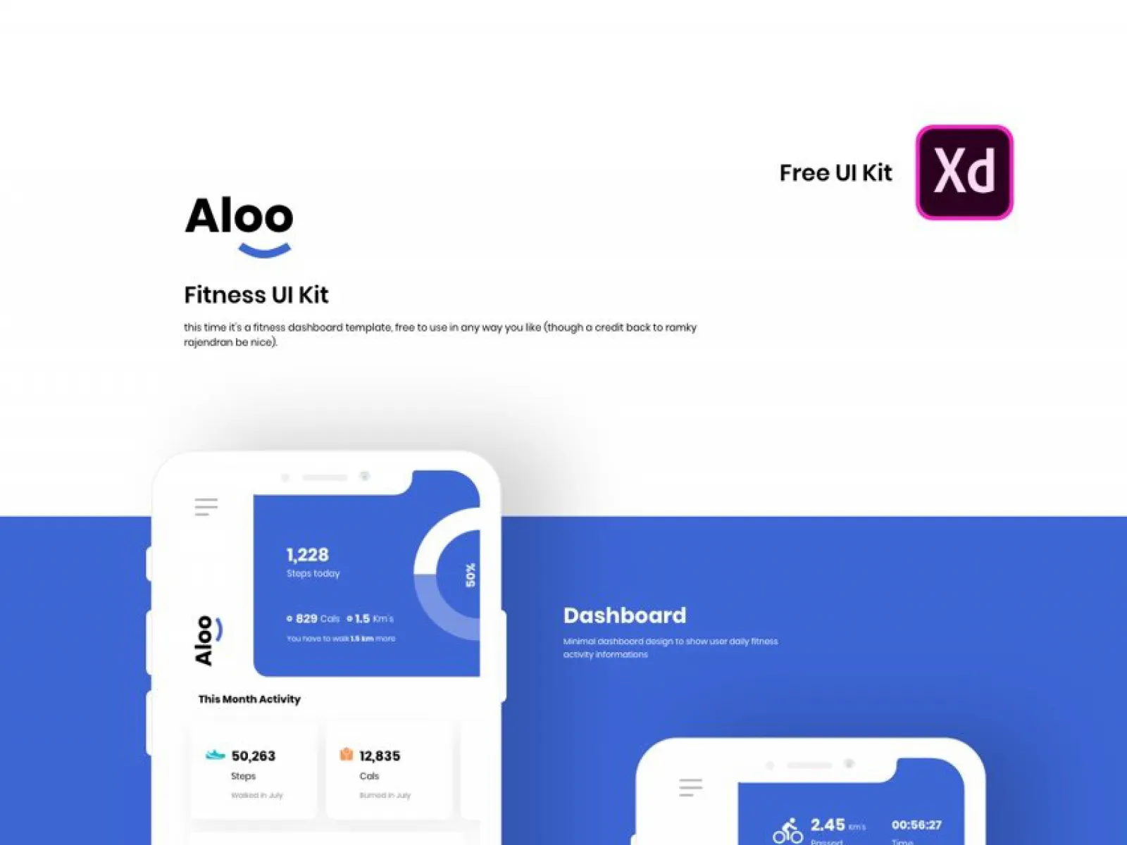 Sport Fitness App UI Kit for Figma and Adobe XD