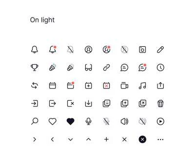 126 Free Clean Icons  - Free template