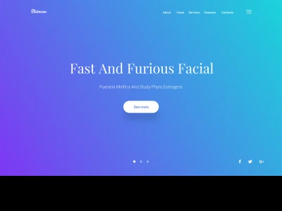 4 Hero Headers for Web  - Free template