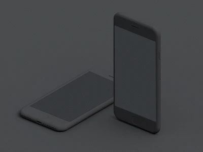 8 Simple 4k iPhone Mockups  - Free template
