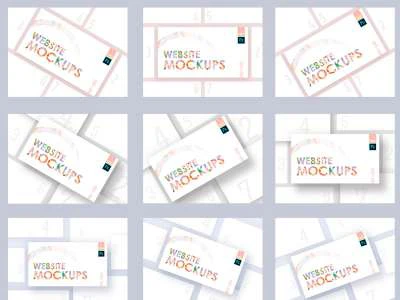 9 Free Website Mockups  - Free template