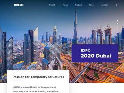 Construction Landing Page  - Free template