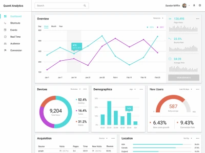Data Visualization Free UI Kit  - Free template