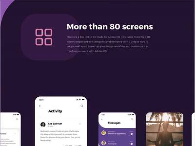 Dating App Design  - Free template