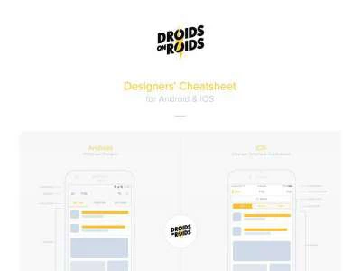 Designers Cheatsheet  - Free template