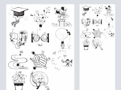 Absurd - Free Surrealist Illustrations  - Free template