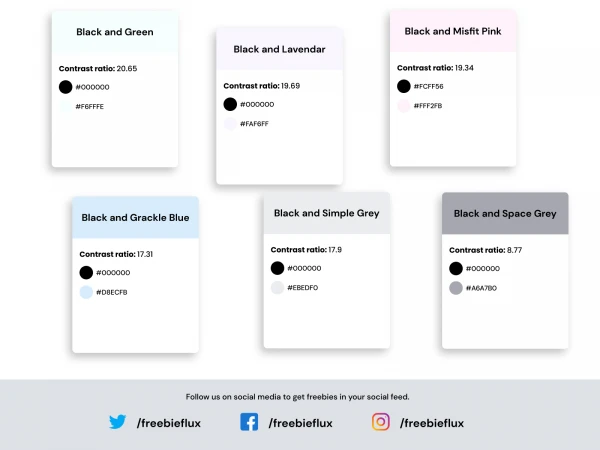 Accessible Colour Palettes  - Free template