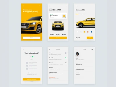 Audi Freebie  - Free template